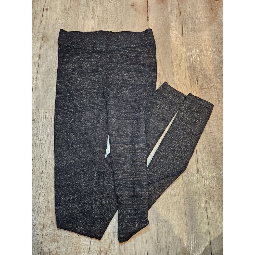 Express Black Gold‎ Sparkle Leggings Size XS
